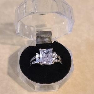 SALE NWOT White Sterling Silver Ring SZ 9 In Gift Box